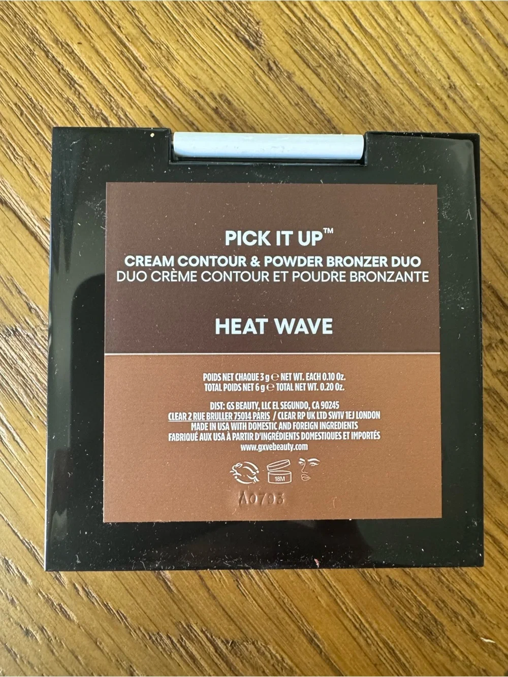 GXVĒ Pick It Up Cream Contour & Powder Bronzer Duo - Brown